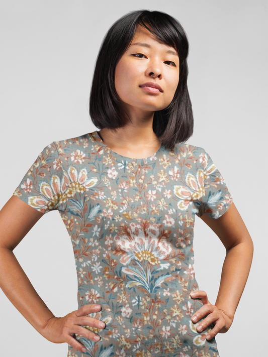 Unisex Floral Shirt, Floral Tee Shirt, Floral T-Shirt, T Shirt with Flowers 10