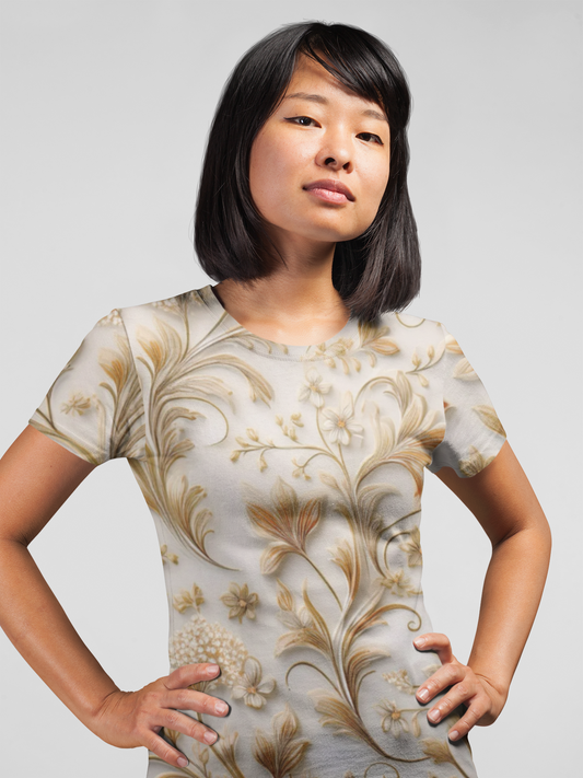 Unisex Floral Shirt, Floral Tee Shirt, Floral T-Shirt, T Shirt with Flowers 14