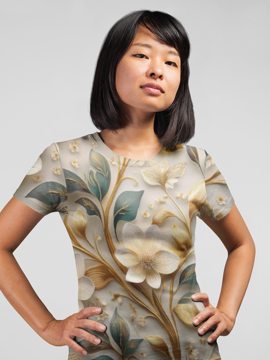 Unisex Floral Shirt, Floral Tee Shirt, Floral T-Shirt, T Shirt with Flowers 15