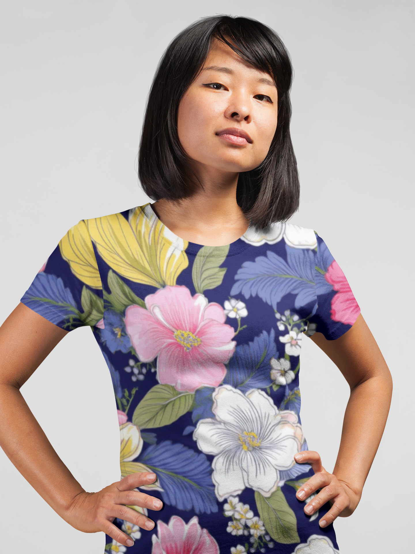 Unisex Floral Shirt, Floral Tee Shirt, Floral T-Shirt, T Shirt with Flowers 19