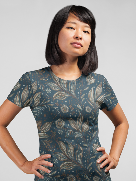 Unisex Floral Shirt, Floral Tee Shirt, Floral T-Shirt, T Shirt with Flowers 22