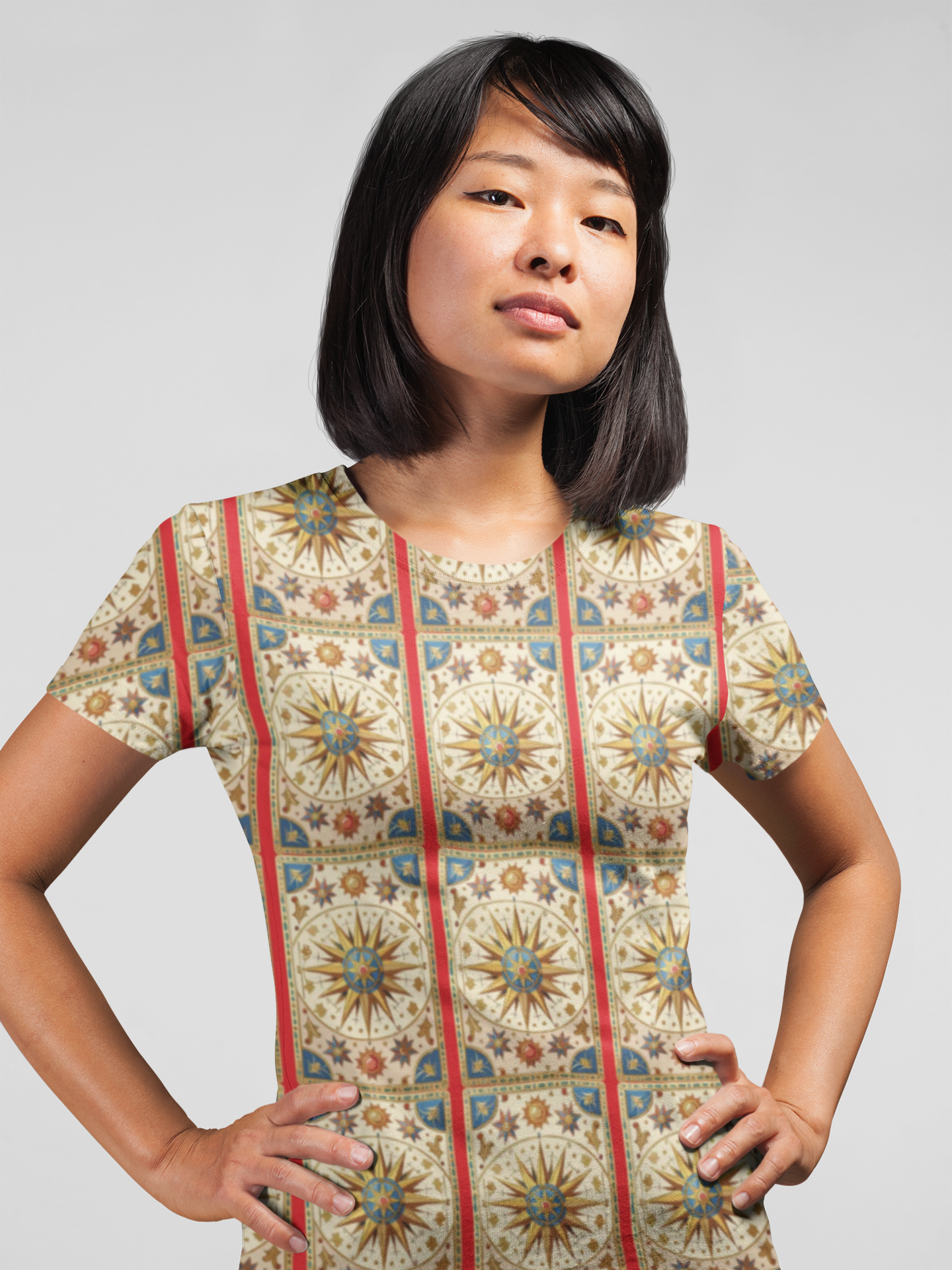 11-Card Deck Graphic T-Shirt, Art Design Poly Shirt, All Over Print Graphic Tee, Playing Cards T-Shirt, Playing Cards Tees