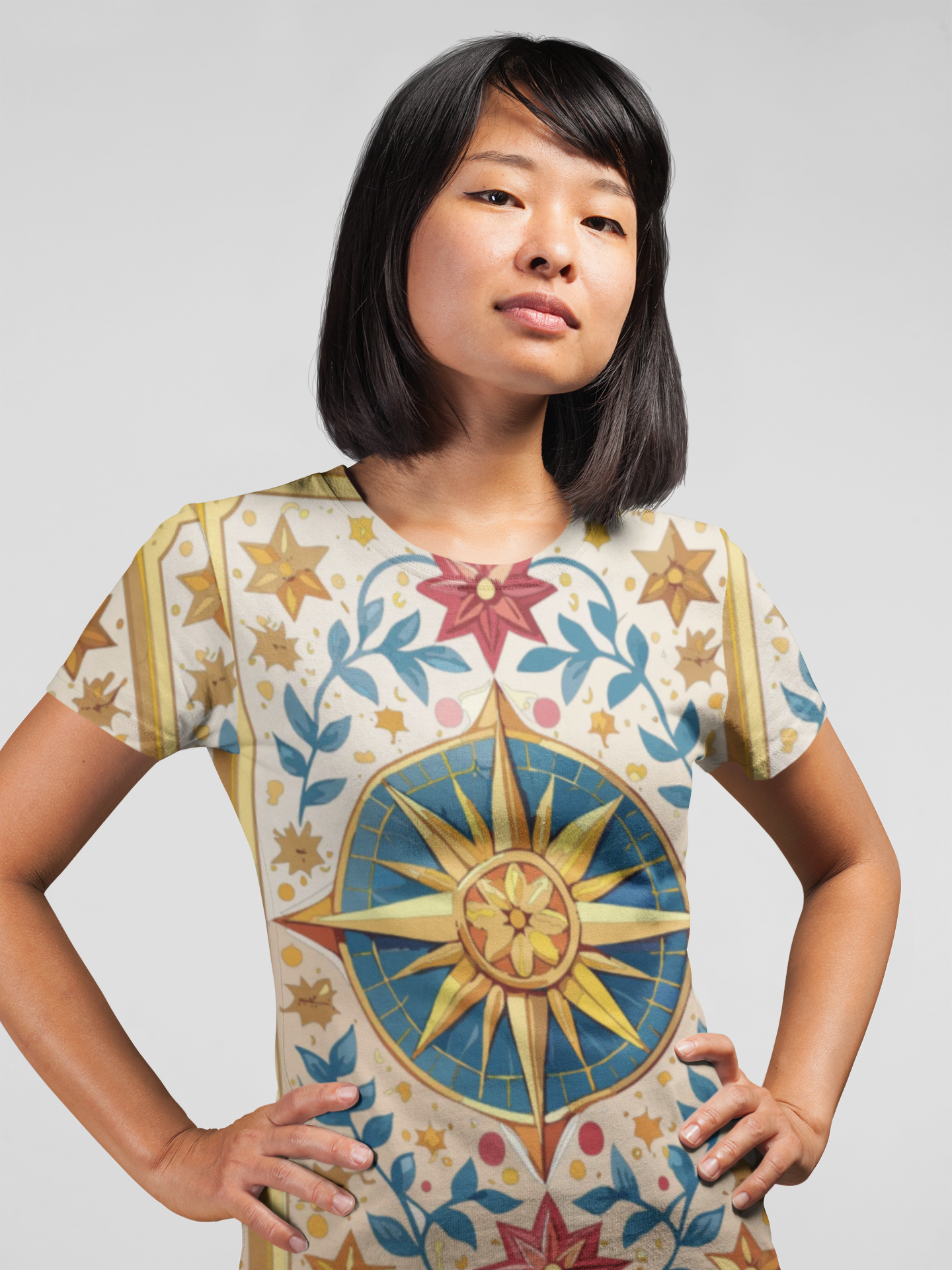 12-Card Deck Graphic T-Shirt, Art Design Poly Shirt, All Over Print Graphic Tee, Playing Cards T-Shirt, Playing Cards Tees