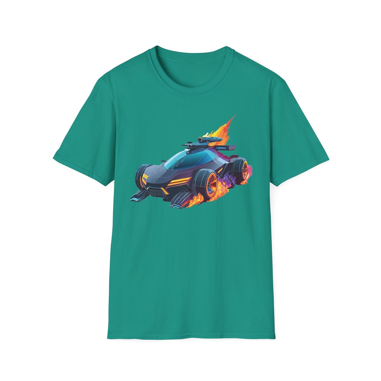 Unisex Car T Shirt Hot Wheels Cars Shirt 100 Percent Ring Spun Cotton Gildan Softstyle Tee