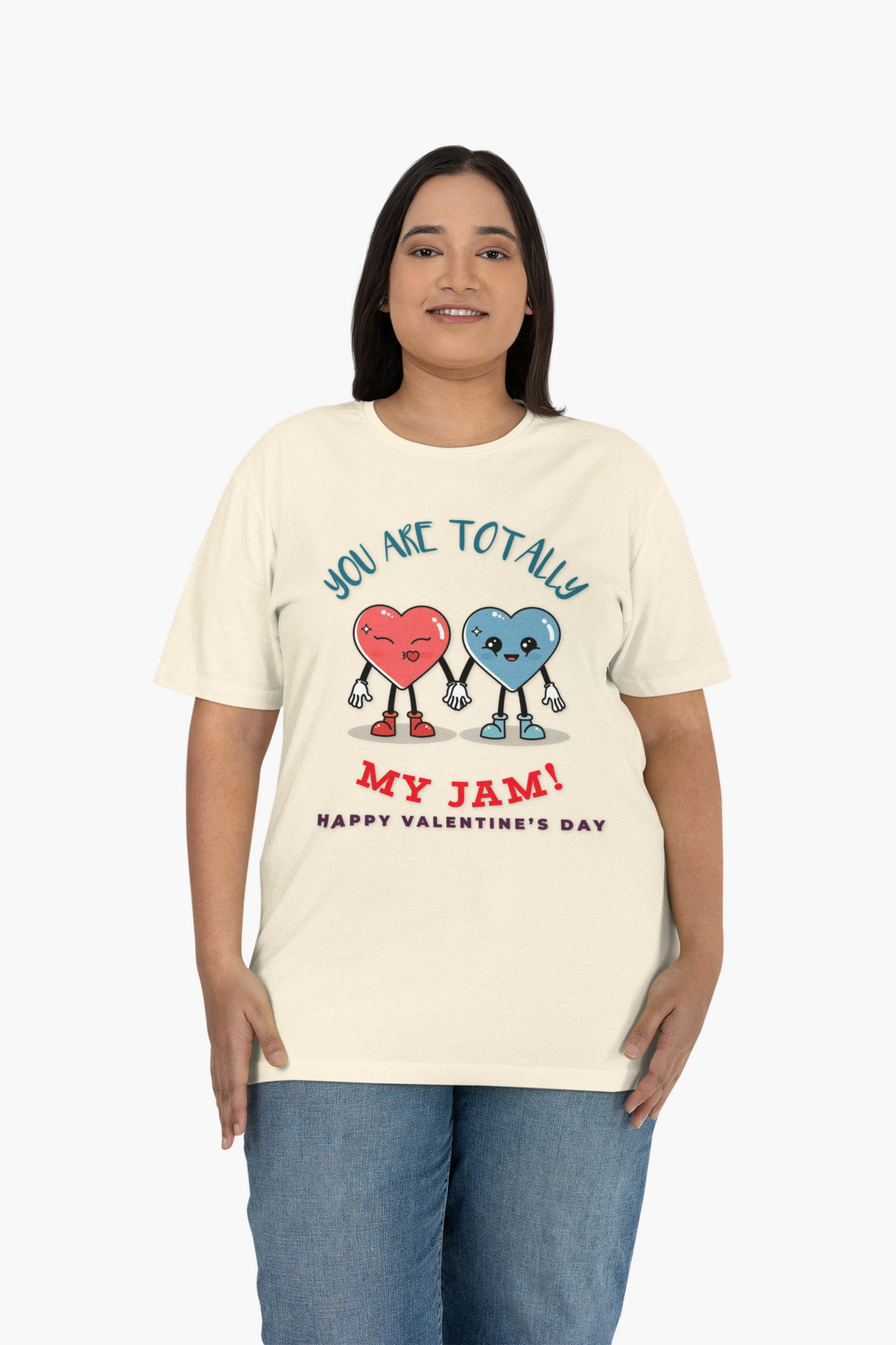 You Are Totally My Jam T-Shirt, T-Shirt with Love, Valentine Day Tees, Unisex Cotton Tee with Art Design 30