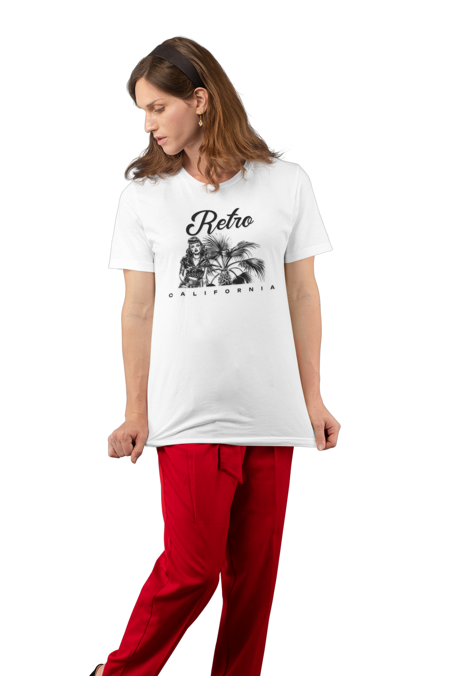 Retro California T-Shirt Unisex Cotton Vintage Palm Beach Graphic Tee