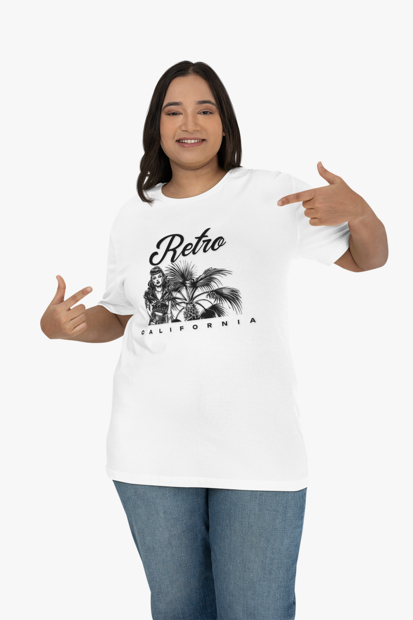 Retro California T-Shirt Unisex Cotton Vintage Palm Beach Graphic Tee