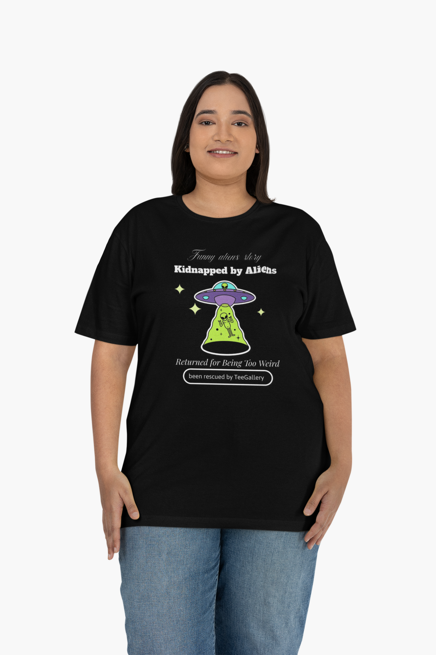 Alien Abduction Graphic Tee  Kidnapped by Aliens Funny UFO Shirt