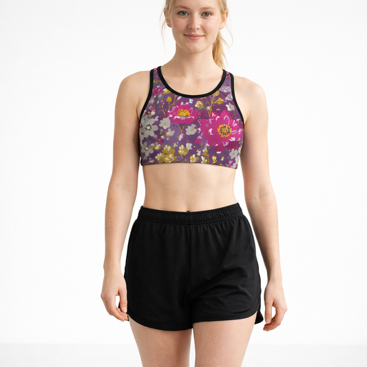 Floral Sports Bra