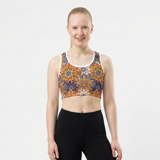 Sujetador deportivo con adorno