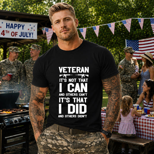Army Veteran Patriotic Graphic Design Unisex Cotton T-Shirt v61