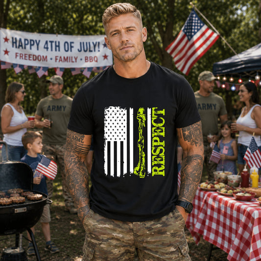 Army Veteran Patriotic Graphic Design Unisex Cotton T-Shirt v57