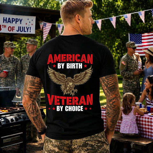 Army Veteran Patriotic Graphic Design Unisex Cotton T-Shirt v23