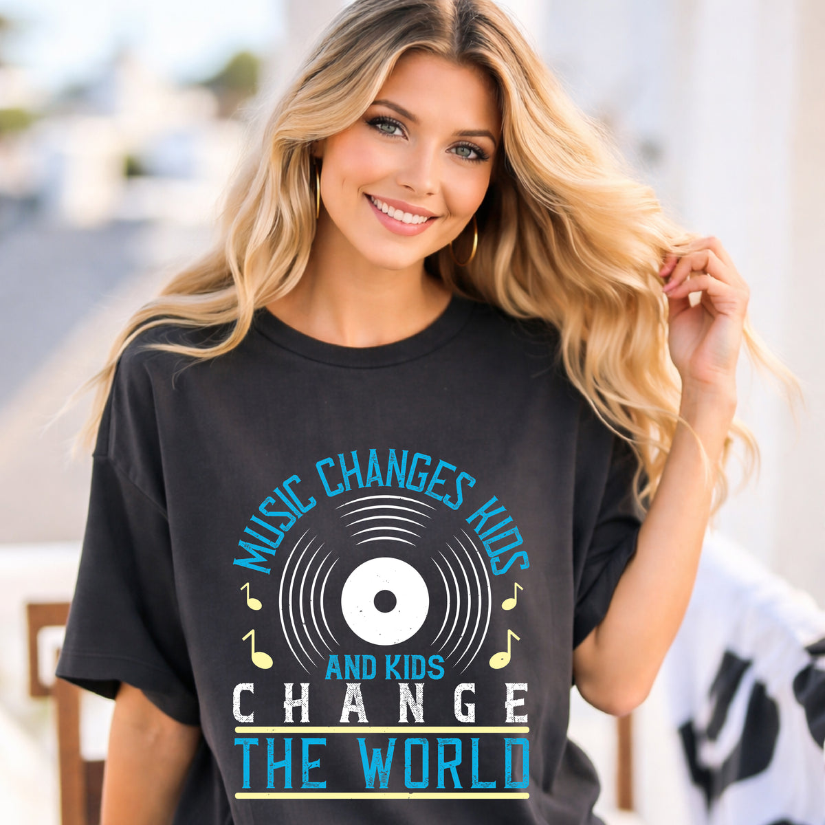 Music Graphic Unisex Heavy Cotton Art Designed T-Shirt m22
