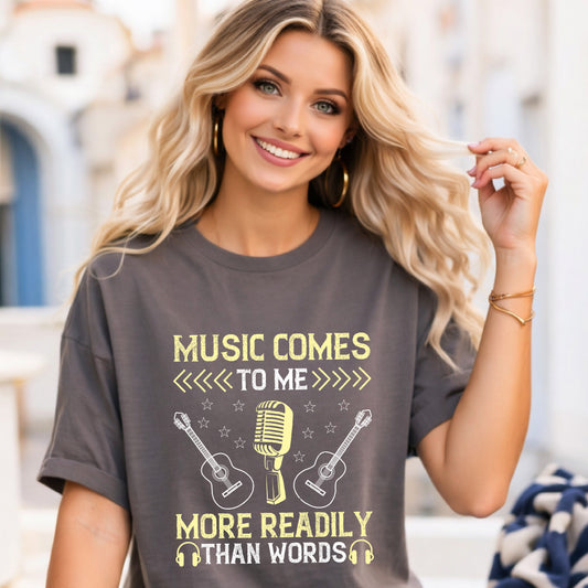 Music Graphic Unisex Heavy Cotton Art Designed T-Shirt m23