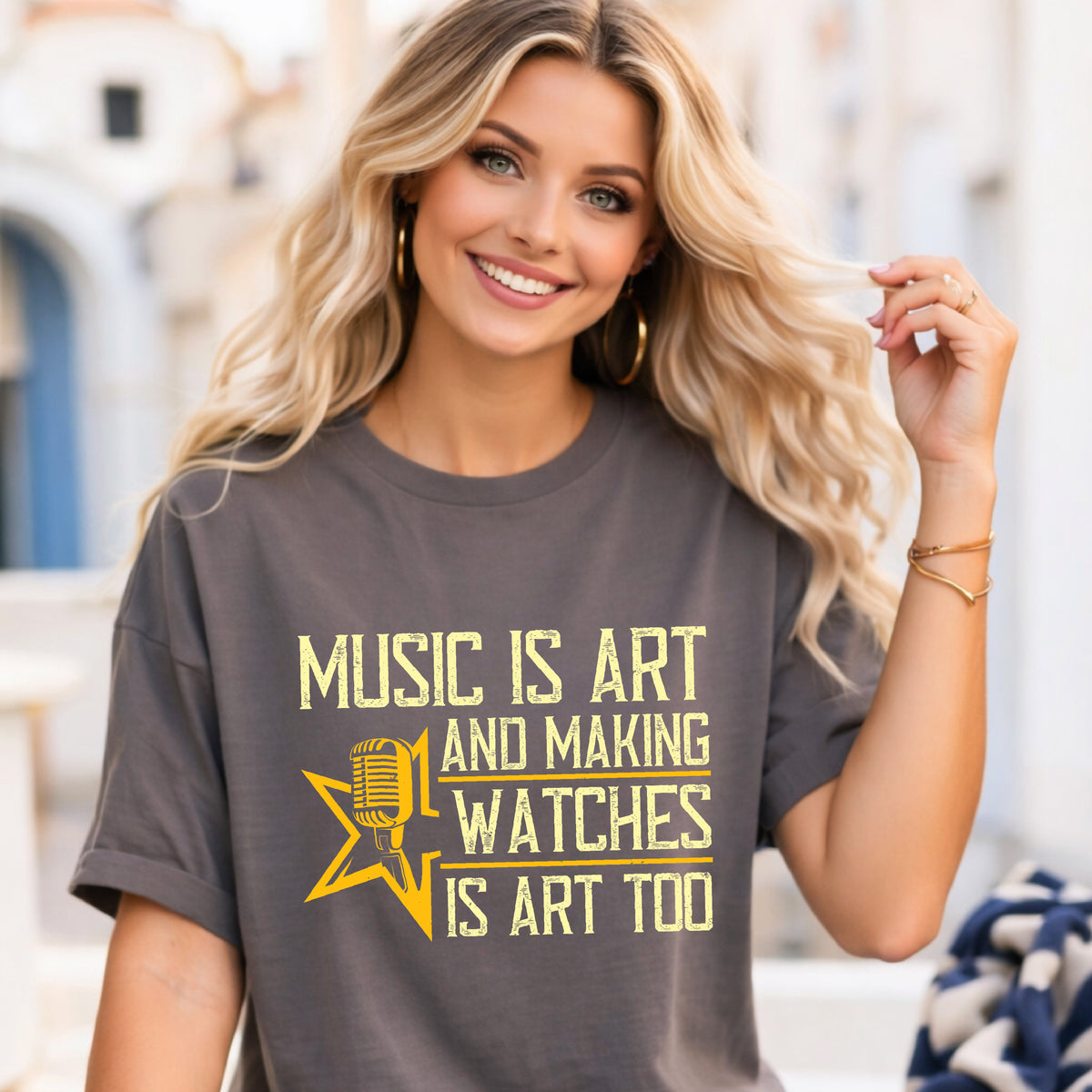 Music Graphic Unisex Heavy Cotton Art Designed T-Shirt m28