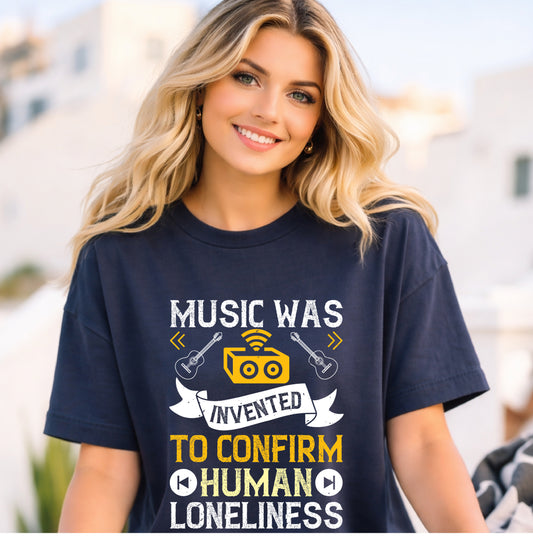 Music Graphic Unisex Heavy Cotton Art Designed T-Shirt m38