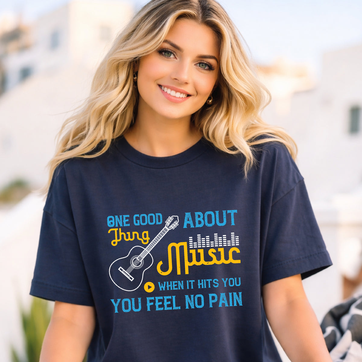 Music Graphic Unisex Heavy Cotton Art Designed T-Shirt m40