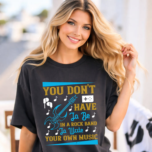 Music Graphic Unisex Heavy Cotton Art Designed T-Shirt u1