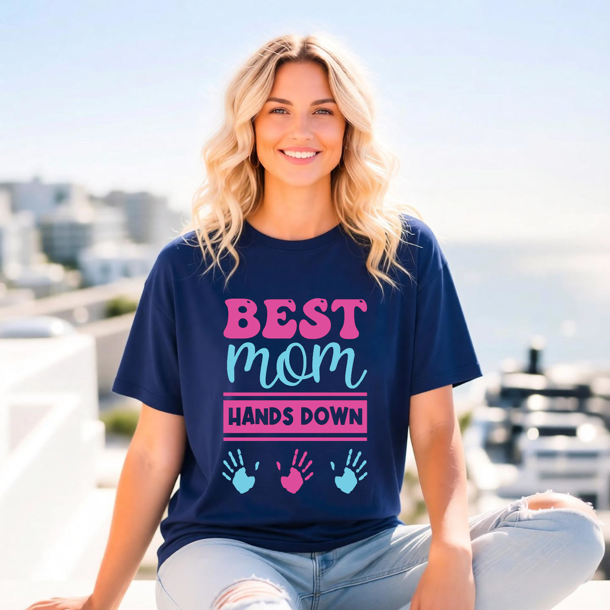 Best Mom T-shirt Mother's Day Mom Shirt Unisex Cotton Mama Tee Design h5
