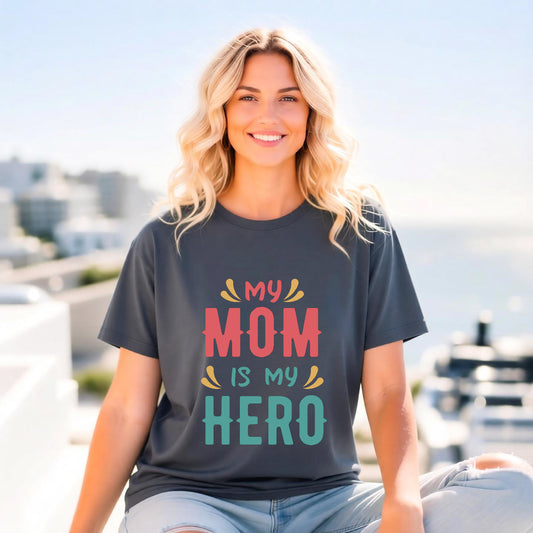Mom T-shirt Mother's Day Mama Tee Unisex Comfort Colors Garment-Dyed Cotton h11