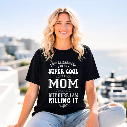 Mom T-shirt Mother's Day Mama Tee Unisex Comfort Colors Garment-Dyed Cotton h36