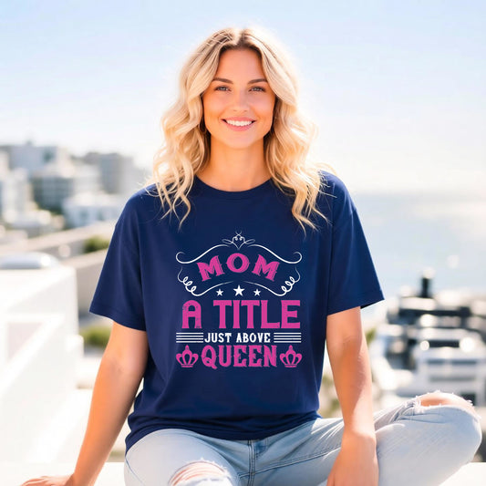 Mom T-shirt Mother Day Mama Tee Unisex Comfort Colors Garment-Dyed Cotton h78