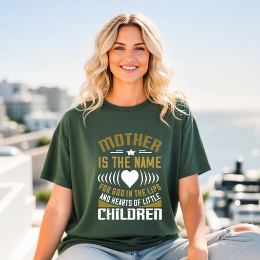 Mom T-shirt Mother Day Mama Tee Unisex Comfort Colors Garment-Dyed Cotton h83