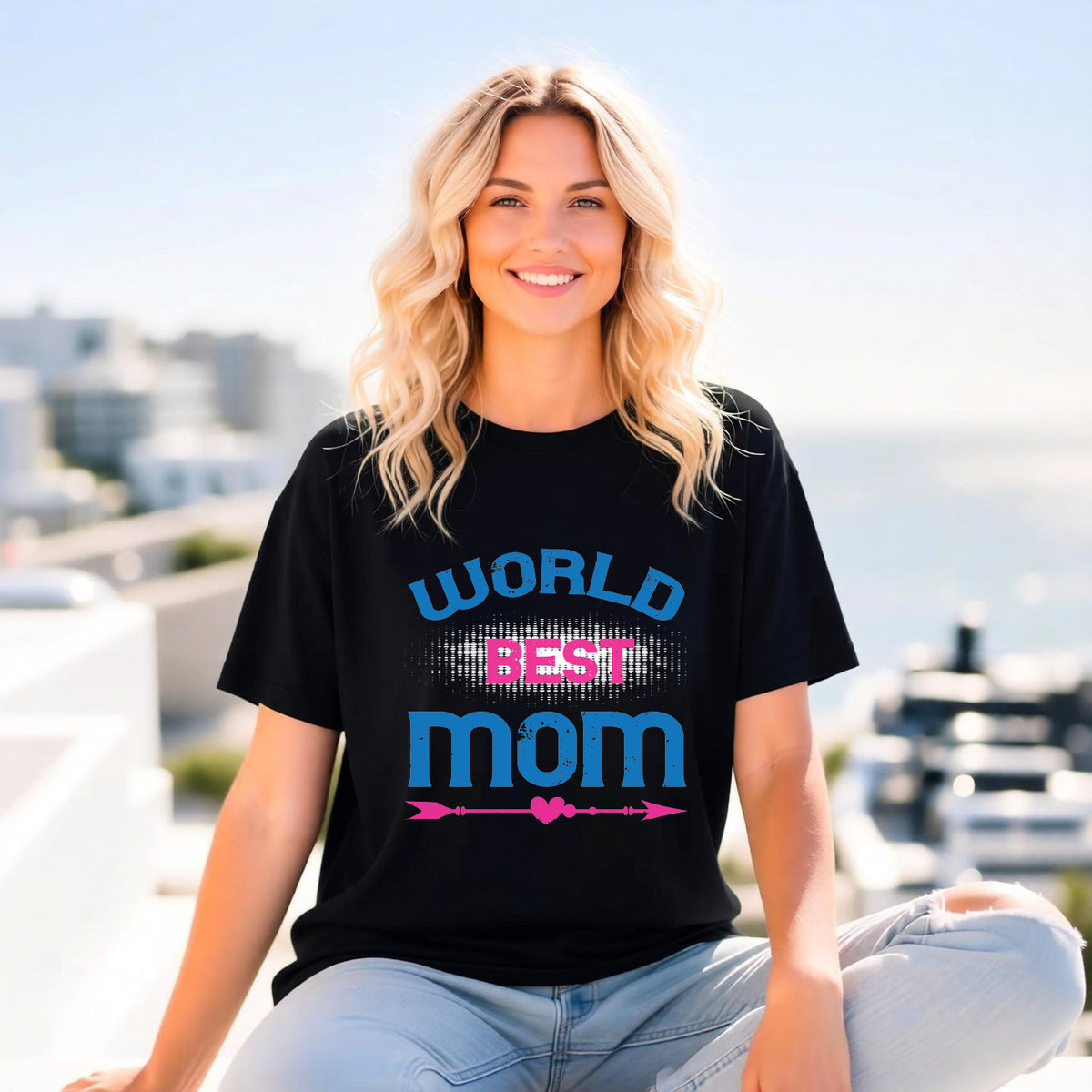 Mom T-shirt Mother Day Mama Tee Unisex Comfort Colors Garment-Dyed Cotton h100