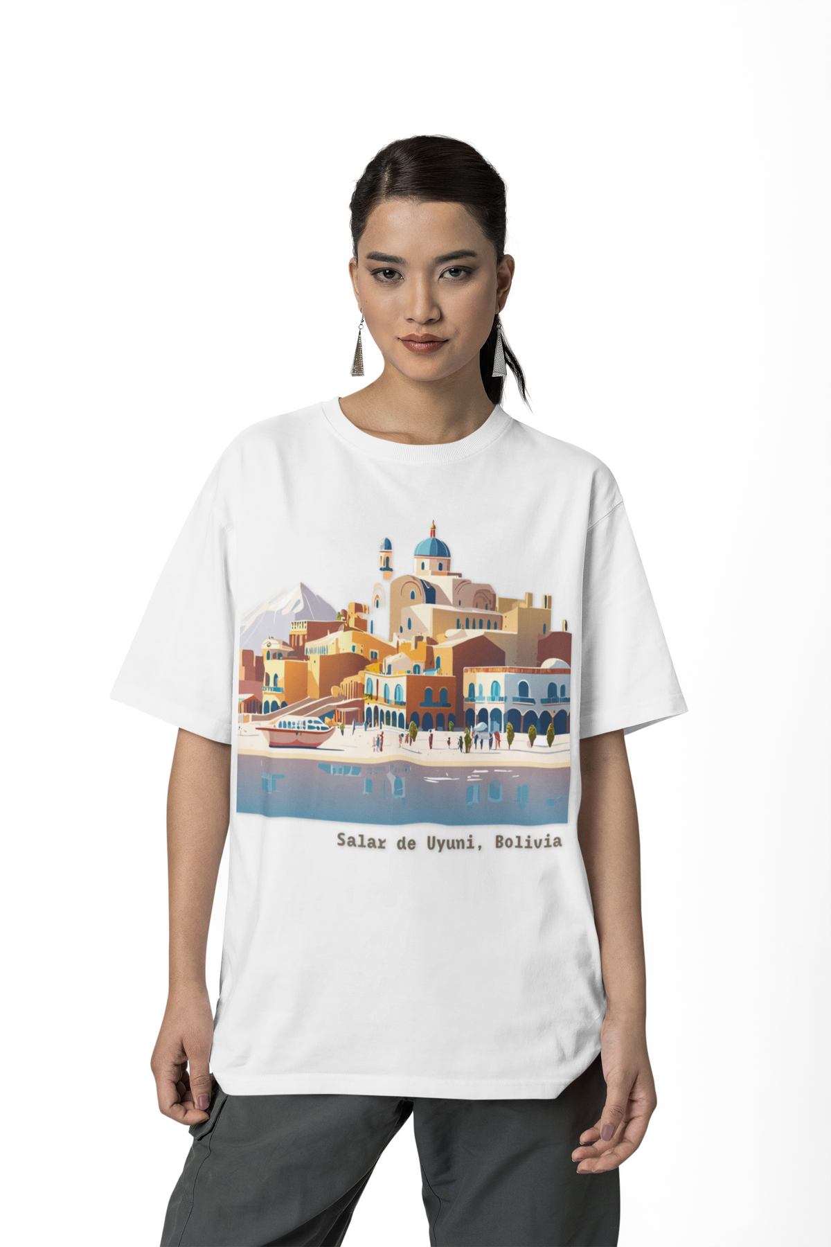 Salar de Uyuni Bolivia Landscape T-Shirt | Travel Scene Tee