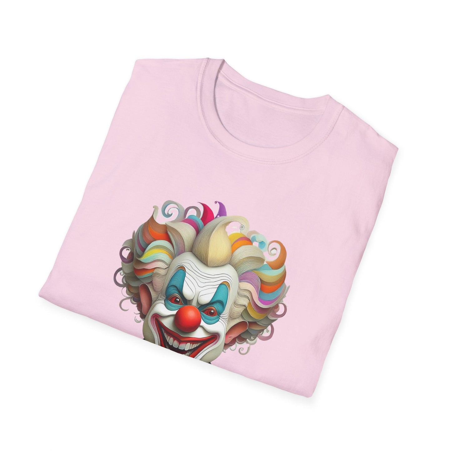 Clown Shirt Unisex T Shirt With Funny Man Circus Motif And Scary Man Design Graphic Print