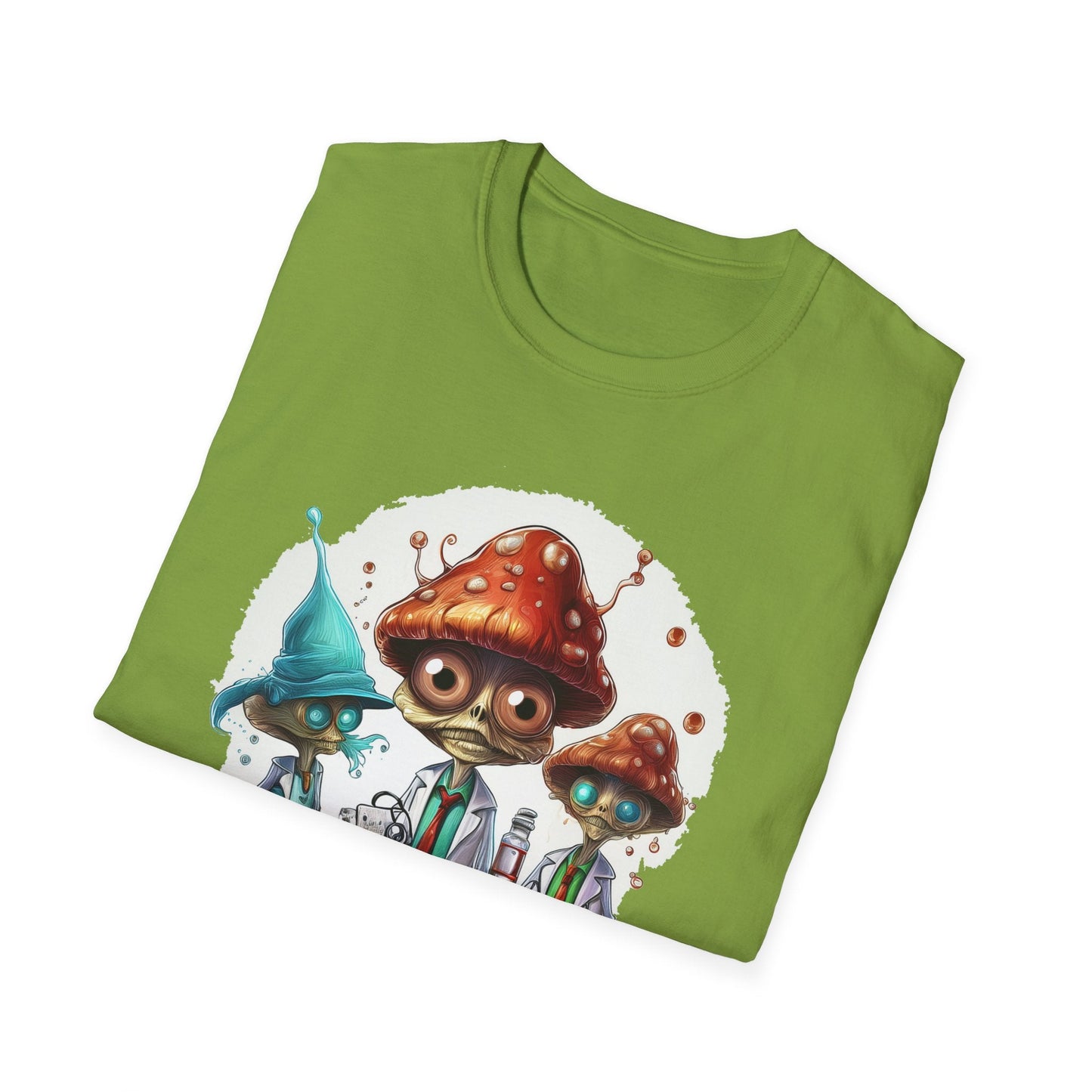 Mashroom Tee Shirt Unisex Funny Mashroom Design Cotton Tee Gildan Softstyle 64000