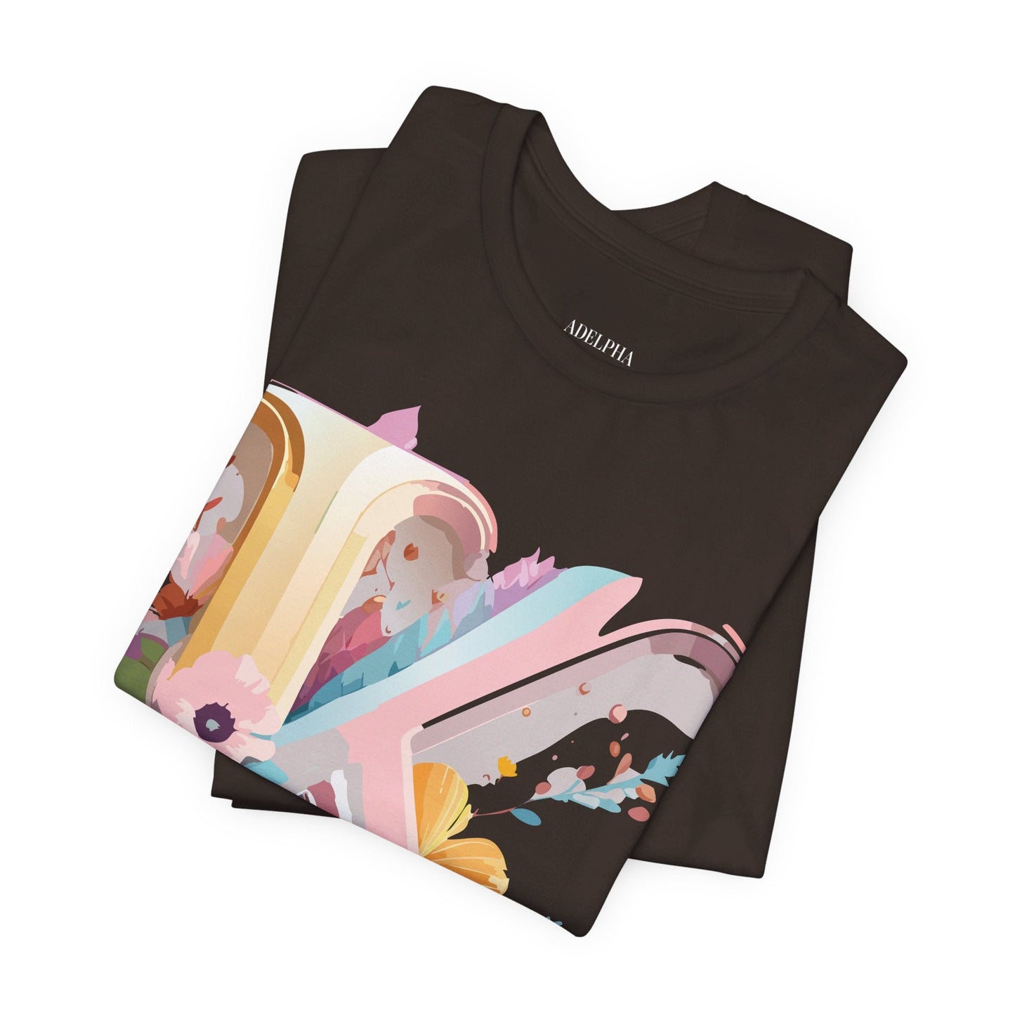 Letter K Shirt Unisex Graphic Tee With Vintage Inspired Artwork Adelpha Premium Comfort