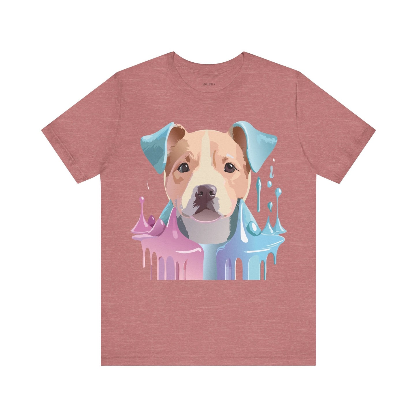 Dog Graphic T Shirt Unisex Jersey Short Sleeve Adelpha Vintage Art Tee Premium Comfort