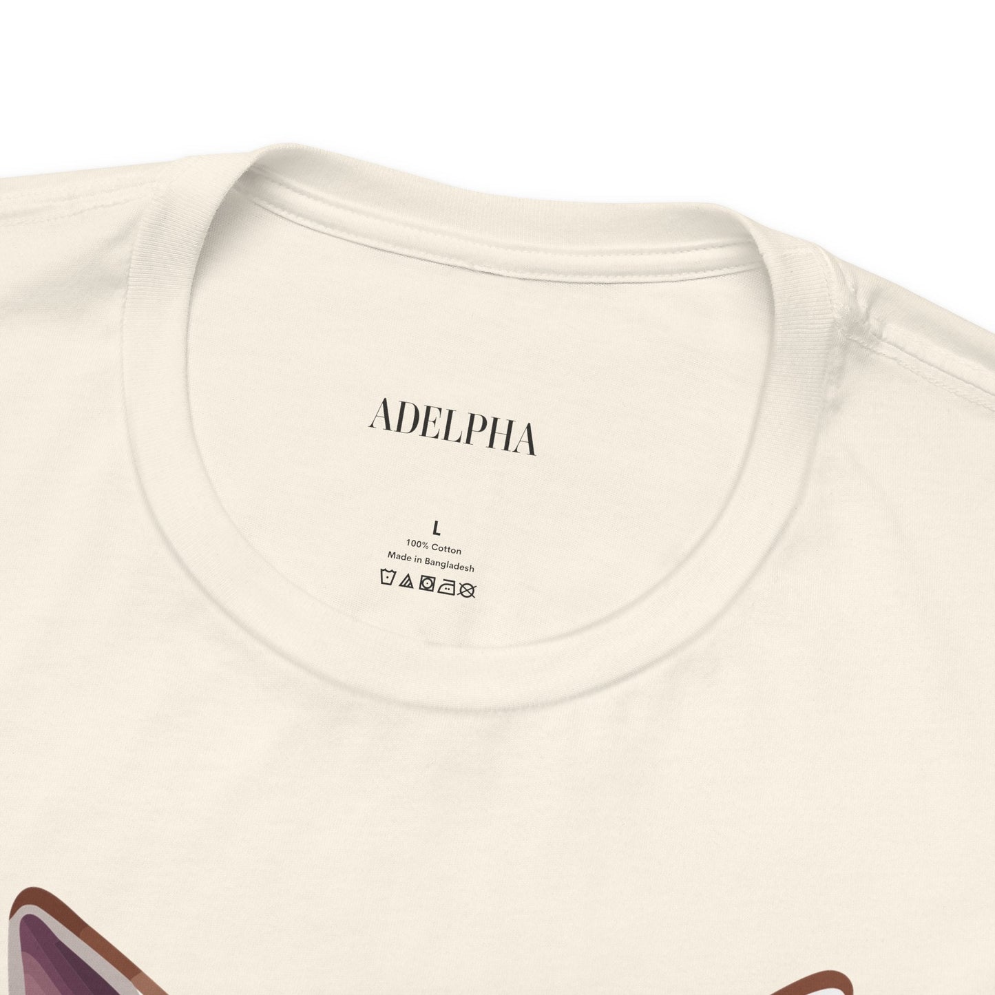 Adelpha Unisex Vintage Inspired Graphic Tee With Original Art Design Short Sleeve