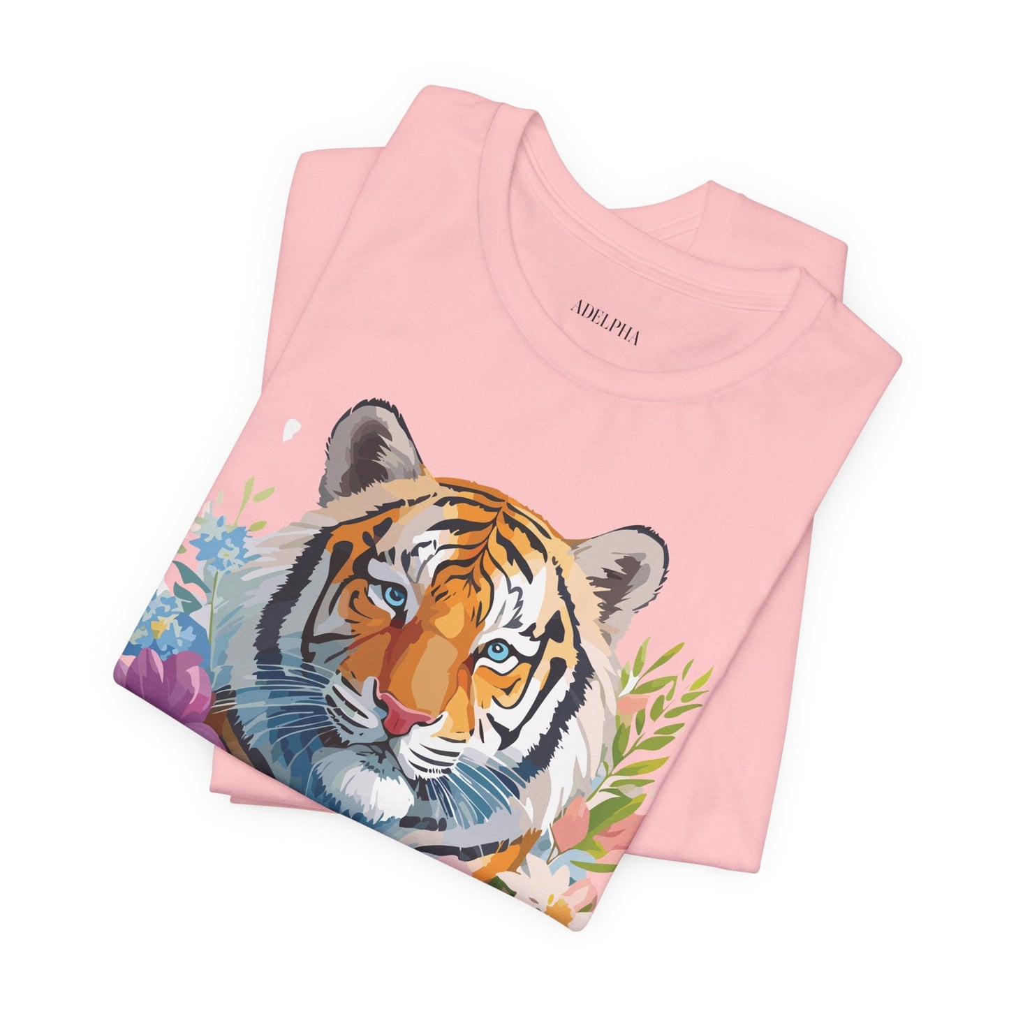Tiger Graphic Tee Unisex Vintage Inspired Shirt By Adelpha Premium Short Sleeve Edition