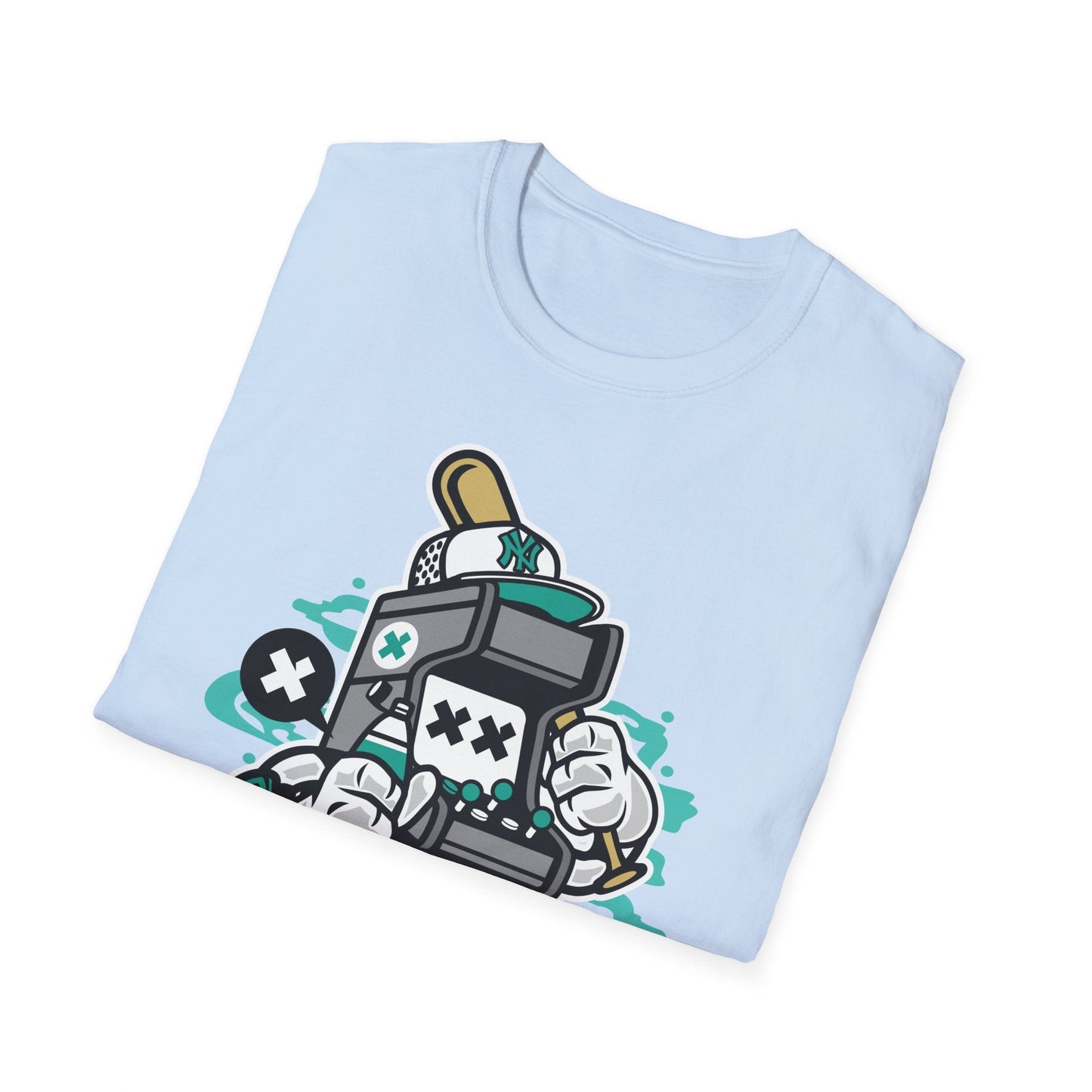 Unisex Gildan Softstyle Cartoon T Shirt Animation Design Funny Tee Ring Spun Cotton