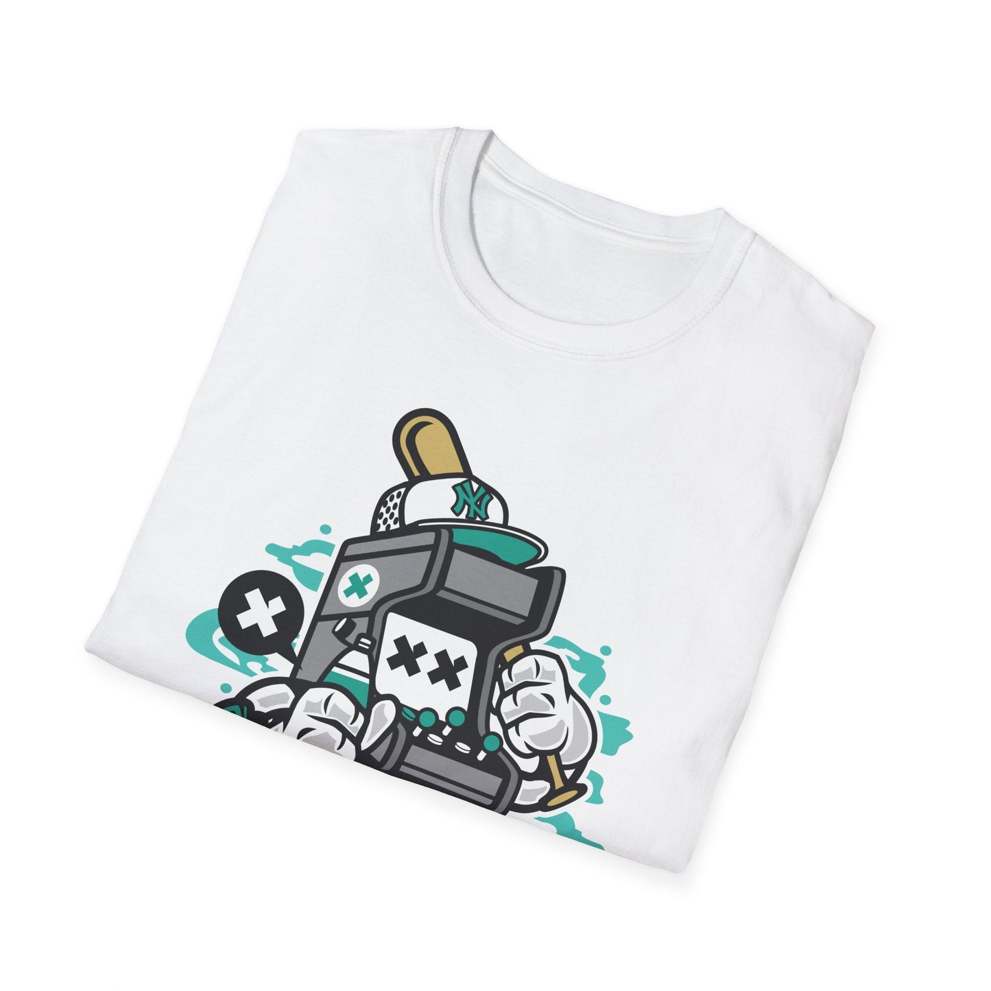 Unisex Gildan Softstyle Cartoon T Shirt Animation Design Funny Tee Ring Spun Cotton