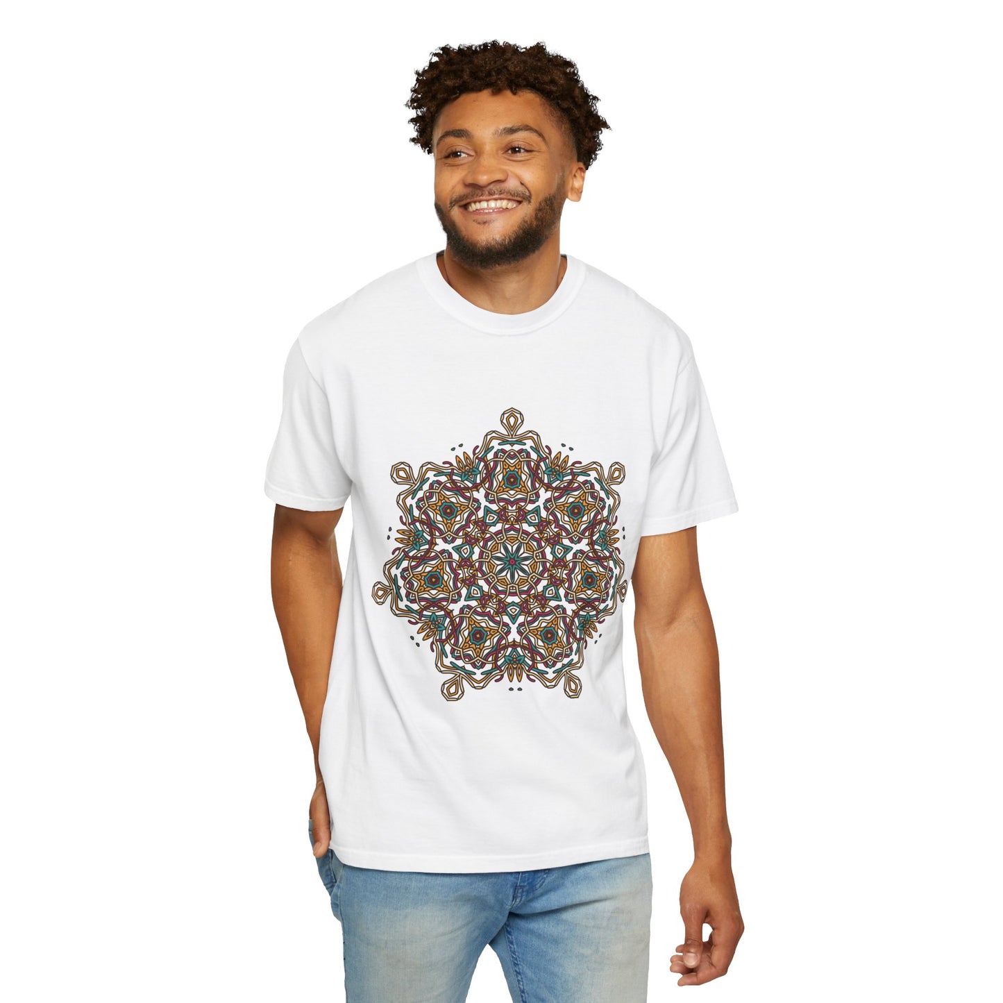 Unisex T-shirt with abstract print