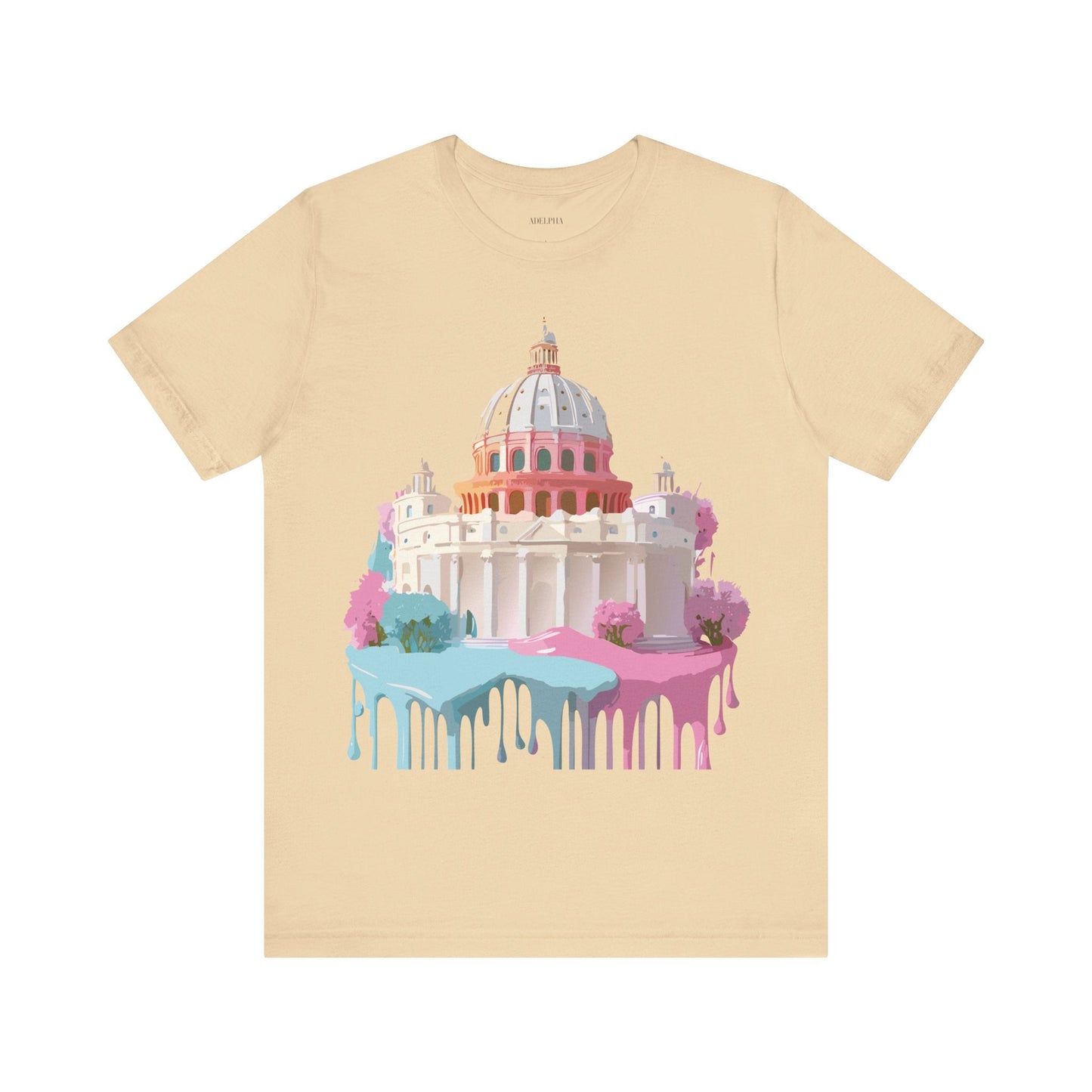 Adelpha Rome Tourist Shirt Unisex Graphic Tee With Vintage Art Design Comfortable Fit