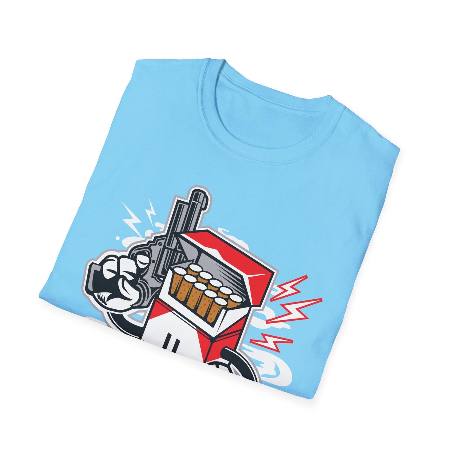 Cartoon T Shirt Animation Tee Funny Unisex Gildan Softstyle 64000 100 Percent Ring Spun Cotton