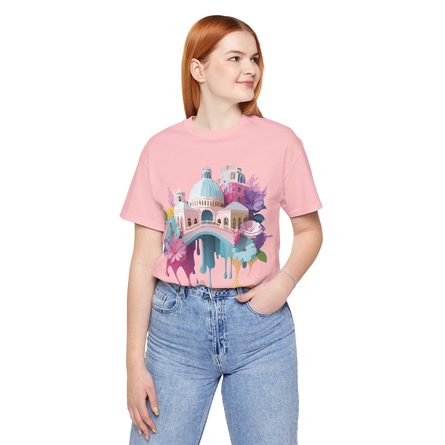 Venice Inspired Tourist Shirt Unisex Graphic Tee Adelpha Vintage Artwork Design Art