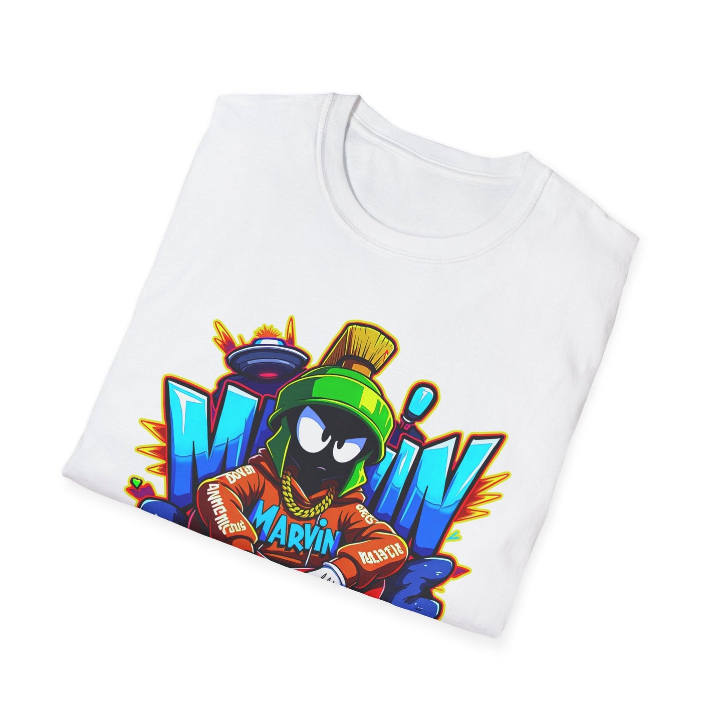 Unisex Cartoon T Shirt With Funny Animals Animation Graphic Gildan Softstyle 64000