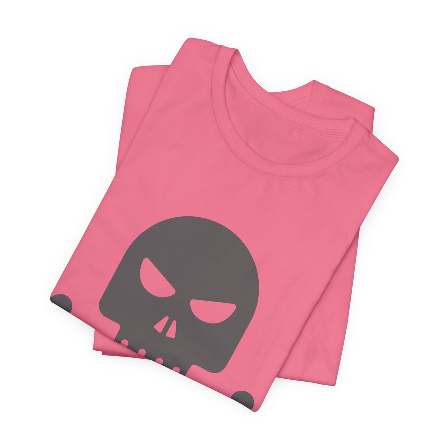 Unisex-T-Shirt aus Baumwolle mit Totenkopf