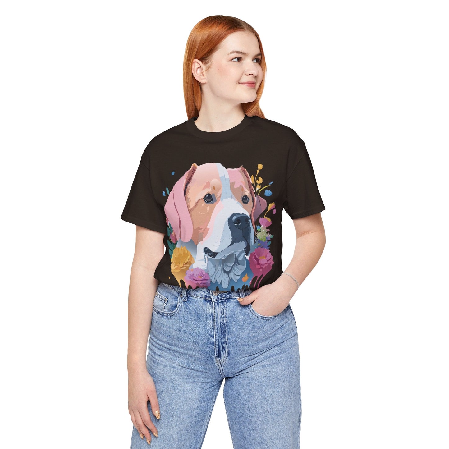 Dog Graphic Unisex 100 Cotton T-Shirt 9