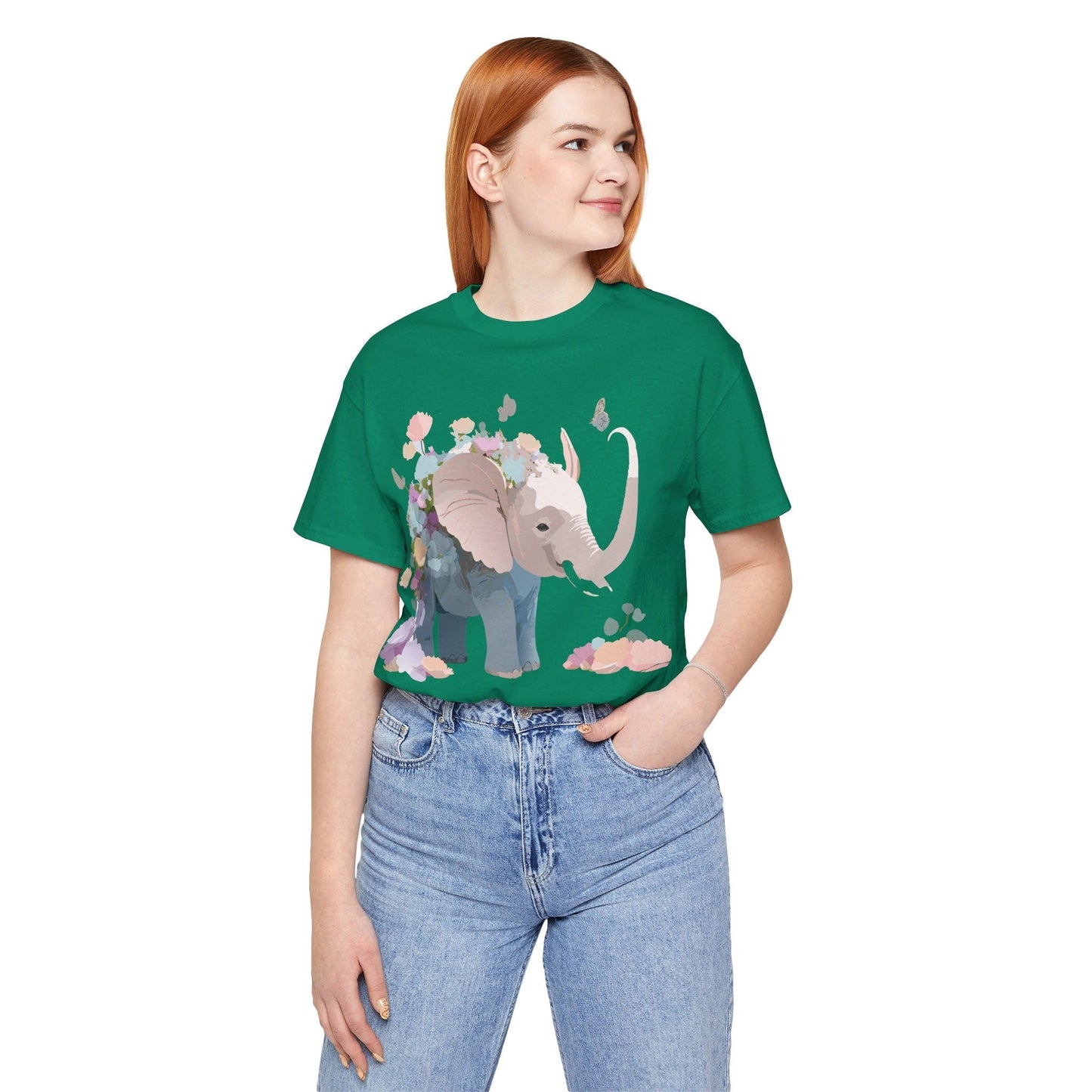 Elephant Graphic Tee Unisex Vintage Inspired Artwork Premium Adelpha Jersey Short Sleeve