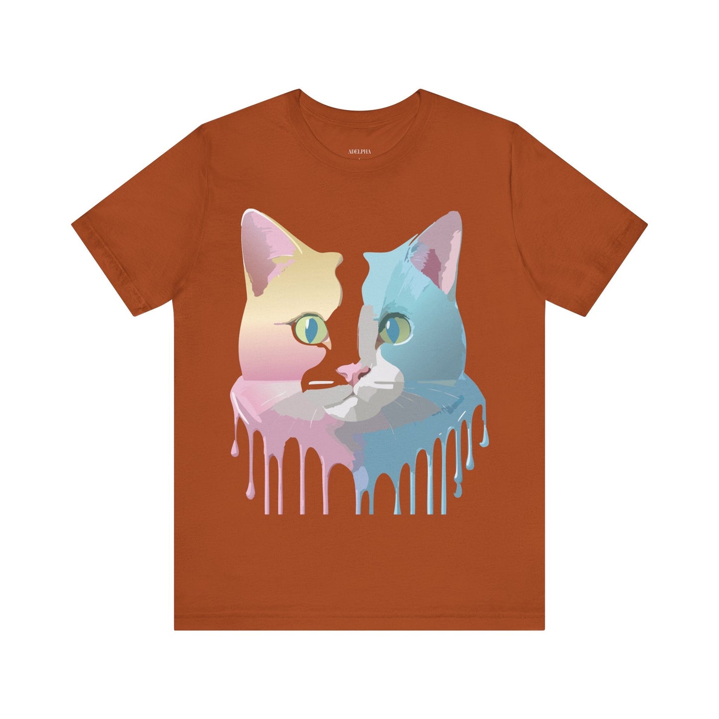 Cat Graphic Tee Unisex Vintage Inspired Shirt By Adelpha Limited Edition
