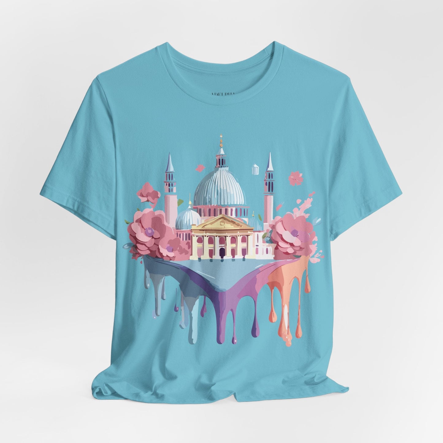 Venice Tourist Graphic Tee Unisex Vintage Inspired Artwork Short Sleeve