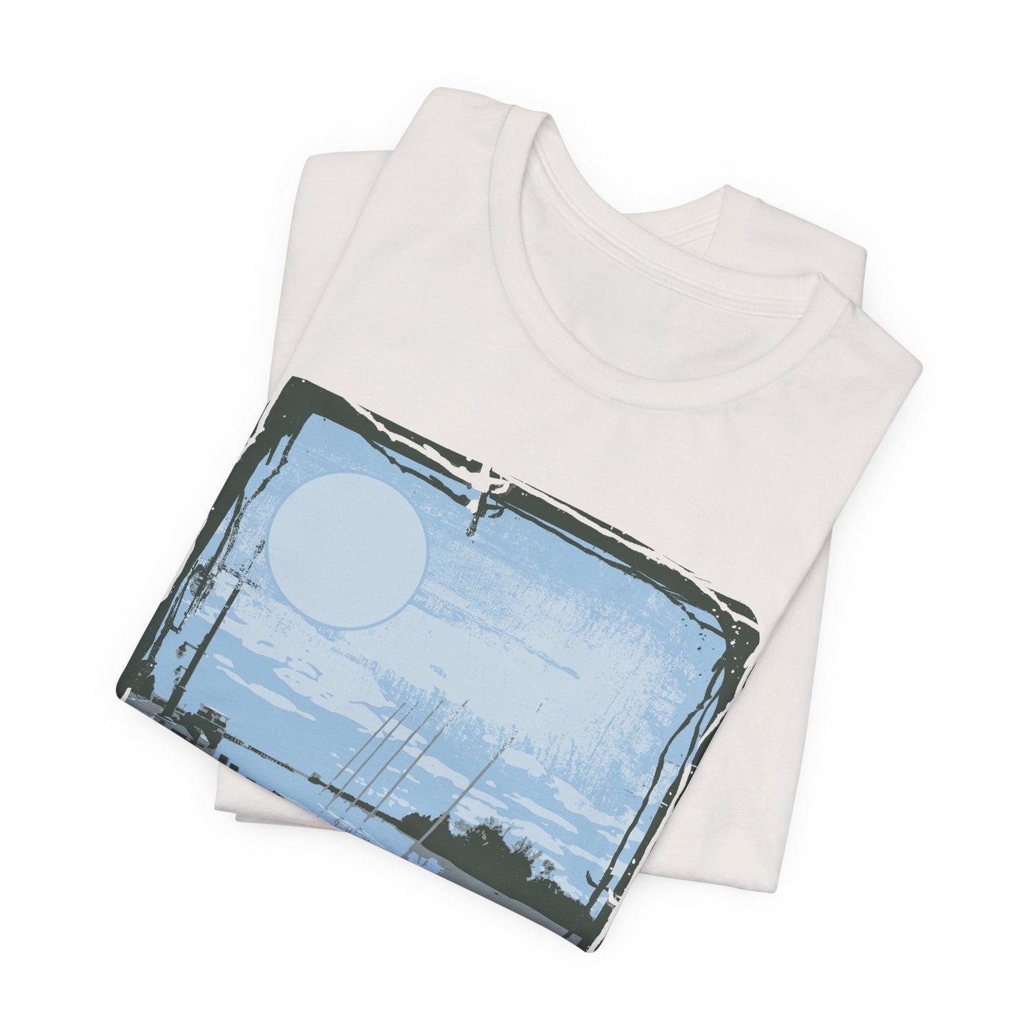 Yacht Club Retro Poster Graphic Design Tee, Yacht Club Shirt, Vintage Tees, Art Design T-Shirt, Graphic Tee, Retro Art Shirts