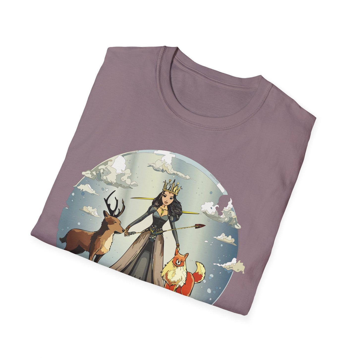 Womens Graphic T Shirt Art Design Tee Softstyle Gildan 64000 Cotton Comfort Fit Casual Wear